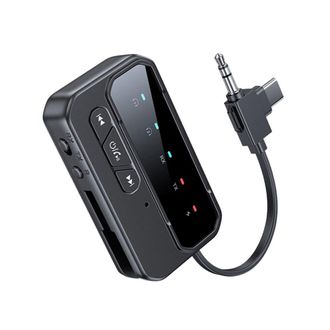 OEM Nuevo Receptor De Audio Inal&aacute;mbrico Est&eacute;reo Con Conector Tipo C De 5,4 Mm Y Entrada Auxiliar De 3,5 Mm, Con Micr&oacute;fono Para Altavoces De Tv De Coche