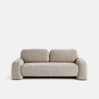 La Redoute Interieurs 3-zits bank van dik fluweel Padang