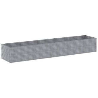Berkfield Home Garden Raised Bed 479x100x69 cm Corten Steel in Brown | Size: 479 x 100 x 69 cm