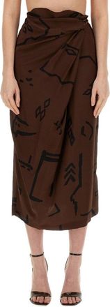 Alysi Native Print Skirt