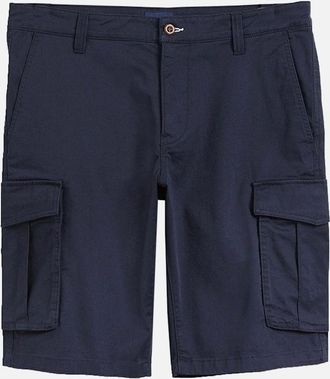 GANT Mens Gant D1 Relaxed Twill Cargo Shorts Marine - Navy - Size: 32/32