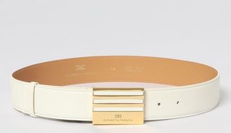 Elisabetta Franchi Belt ELISABETTA FRANCHI Woman color Ivory