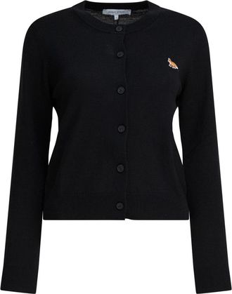Maison Kitsun&eacute; Truien - Dames - Vesten - Zwart - S - Truien & Vesten