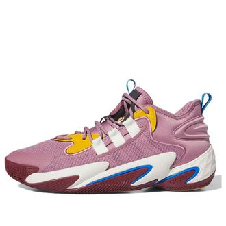 adidas BYW Select Basketball Shoes Wonder Orchid Off White IE9304