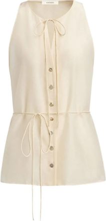 12 Storeez Blusa con nodo - Toni neutri