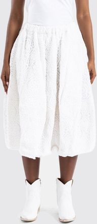 Comme Des Gar&ccedil;ons Gonna midi ricamata