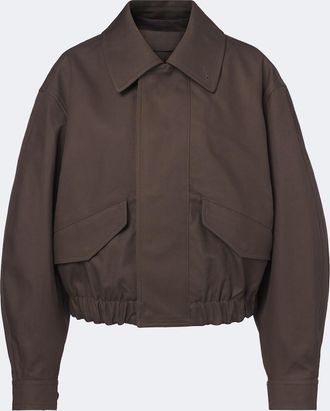 Christophe Lemaire Cotton twill blouson jacket