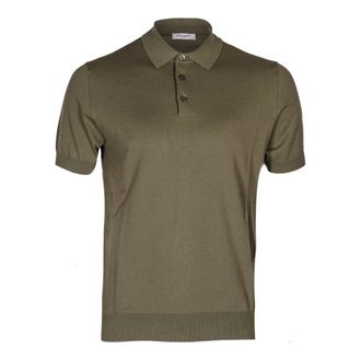 Paolo Pecora Tops, Heren, Groen, 2Xl, Katoen, Licht Katoenen Poloshirt