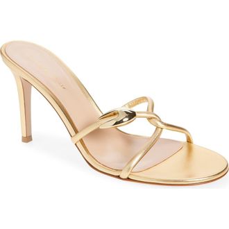 Gianvito Rossi Serpent Stiletto Slide Sandal in Mekong at Nordstrom, Size 10.5Us