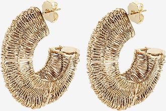 Gas Bijoux Goldene Creolen Crocus Filea