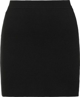 Khaite Gebreide Mini Rok - Dames - Korte rokken - Zwart - S - Wol - Rokken