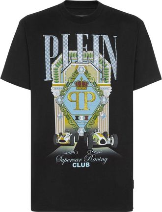 Philipp Plein Heren, Tops, Zwart, Maat: L Katoen