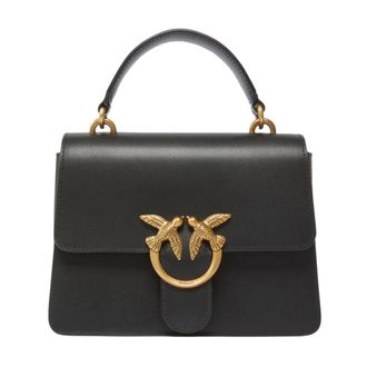 Pinko Handbags, female, Black, ONE SIZE, Love One Top Handle Mini Light