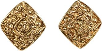 Chanel Vintage Earring Metal _Plated Earrings Jewelry (Pre-Owned)