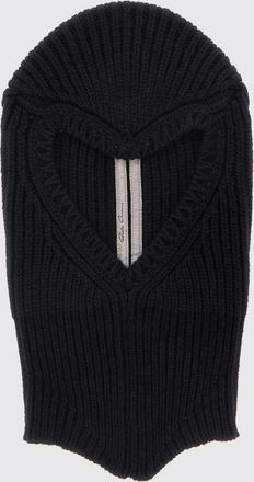 Rick Owens Scaldacollo balaclava in misto cashmere a lavorazione a coste