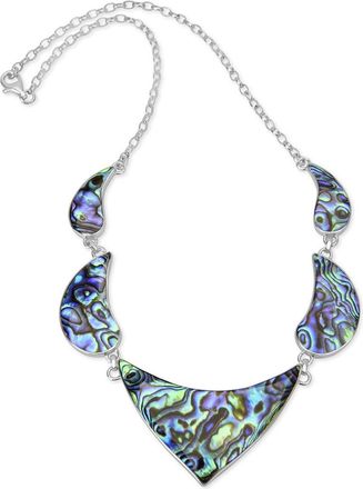 Samuel B. Silver Abalone Pearl Necklace