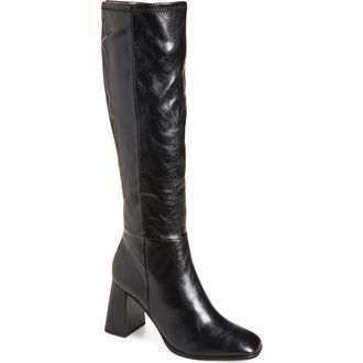 Steve Madden Livah Knee High Boot in Black at Nordstrom Rack, Size 11 Regular Calf