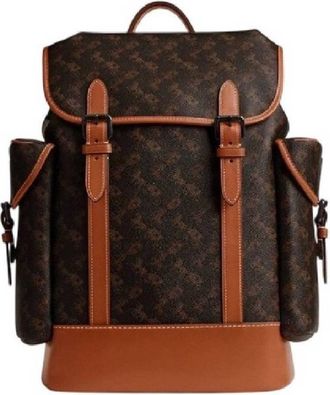 Coach Hitch Horse And Carriage Print Backpack