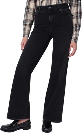 Frame Denim Wide Jeans - Dames - Loose Fit Jeans - Zwart - W30 - Jeans