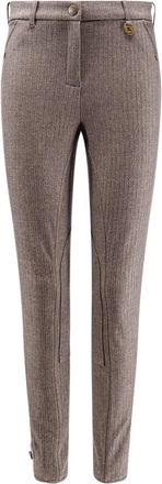 Burberry Anne Stretch Cotton Leggings-Donna