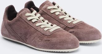 Rick Owens Minimal suede sneakers