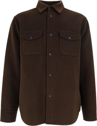 Aspesi Wool Flap-Pocket Shirt Jacket