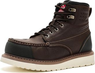 Wolverine Loader II Hypr WP CM 6in Mens Work Boots Dark Brown : 11.5 3E - Extra Wide, Leather