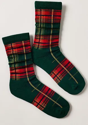 American Trench Mccalister Plaid Socks
