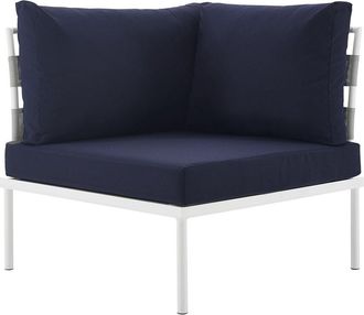 ModWay Discontinued Modway Outdoor Harmony Outdoor Patio Aluminum Corner Sofa