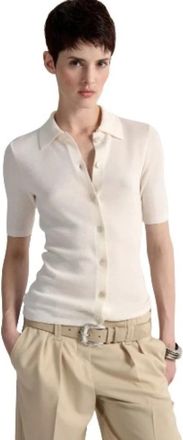 Barbara Bui Tops - Dames - Vesten - Beige - M - Wol - Truien & Vesten