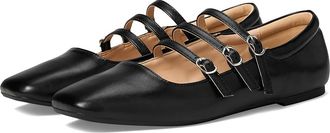 Journee Collection Darlin Womens Dress Flat Shoes Black : 7.5 M, Faux Leather