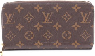 Louis Vuitton Brown Monogram Pink Monogram Long Wallet (Bi-Fold) (Pre-Owned)