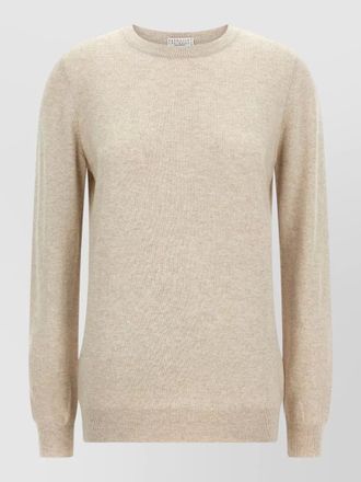 Brunello Cucinelli cashmere regular-fit crew-neck long-sleeve jumper
