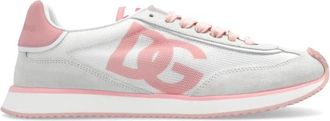Dolce & Gabbana DG Cushion Sneakers - Dames - Sneakers - Roze - 35 EU - Leer - Schoenen