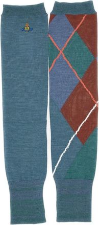 Vivienne Westwood Argyle Arm Warmers - Dames - Handschoenen - Veelkleurig - ONE Size - Katoen - Accessoires