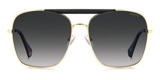 Polaroid PLD 6201/S/X Polarized I46/WJ Womens Sunglasses Gold Size 59