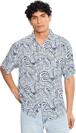 Tommy Bahama Veracruz Sands Paisley Petals Mens Clothing French Blue : 2XL, Linen