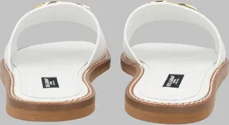 Dolce & Gabbana Calf Leather Flats - White