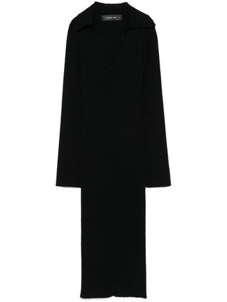 Federica Tosi polo midi dress - Black