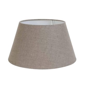Light & Living Pantalla De L&aacute;mpara - Dark Linen - Gris - Textil - Light&living