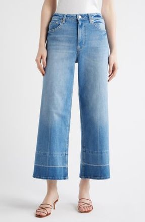 Rails Getty High Waist Crop Wide Leg Jeans in Independence at Nordstrom, Size 24