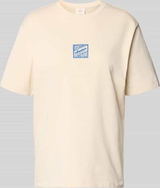 Selected Relaxed Fit T-Shirt aus reiner Baumwolle Modell BROOK SS HOTEL in Offwhite, Gr&ouml;&szlig;e XL