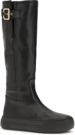 Chlo&eacute; Womens Delia Boots Black Calf Leather Bos Taurus