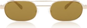 Off-white Off White VAIDEN 7676 Mens Sunglasses Gold Size 55