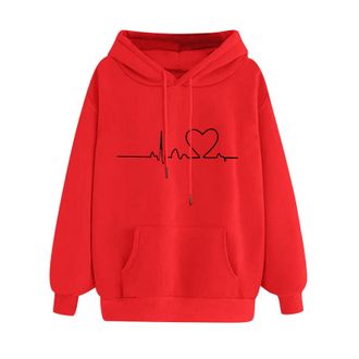 Generic Order Again From My Recent Orders Oversized Sweatshirt Women Plus Size Sleeved Long Hoodie Pullover Print Casual Womens Sweatshirt Top Tops Womens Inv
