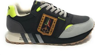 Aeronautica Tricolor Hardloopschoen U24Ar 09 232Sc 261 - Heren - Sneakers - Zwart - 44 EU - Leer - Schoenen