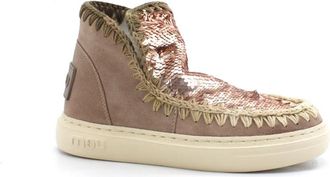 Mou Stivaletto Sneaker - Dames - Winterlaarzen - Roze - 36 EU - Leer - Schoenen