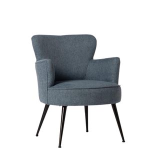 Klast sillón de lectura de Poliéster azul 67 x 83