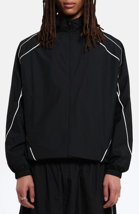 Jaded London Regular Fit Ripstop Track Jacket in Black at Nordstrom, Size X-Large