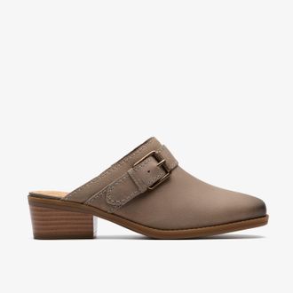 Clarks Danyelle Mist Light Taupe Leather